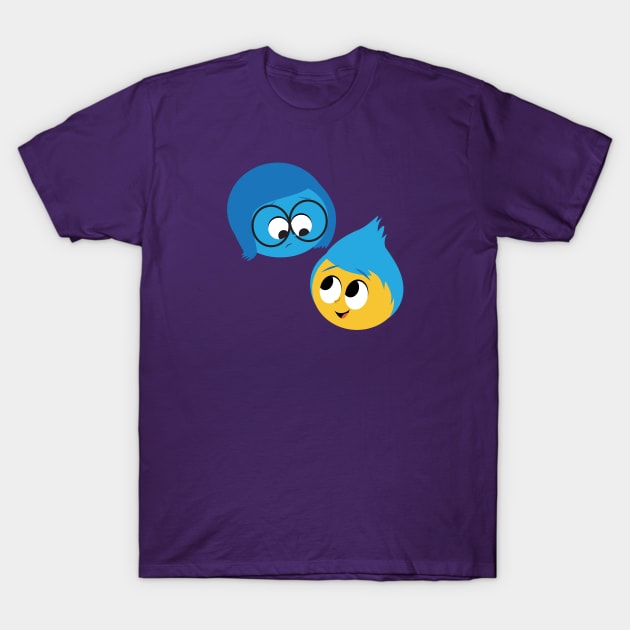 Sad and Joy T-Shirt by Fall Down Tree